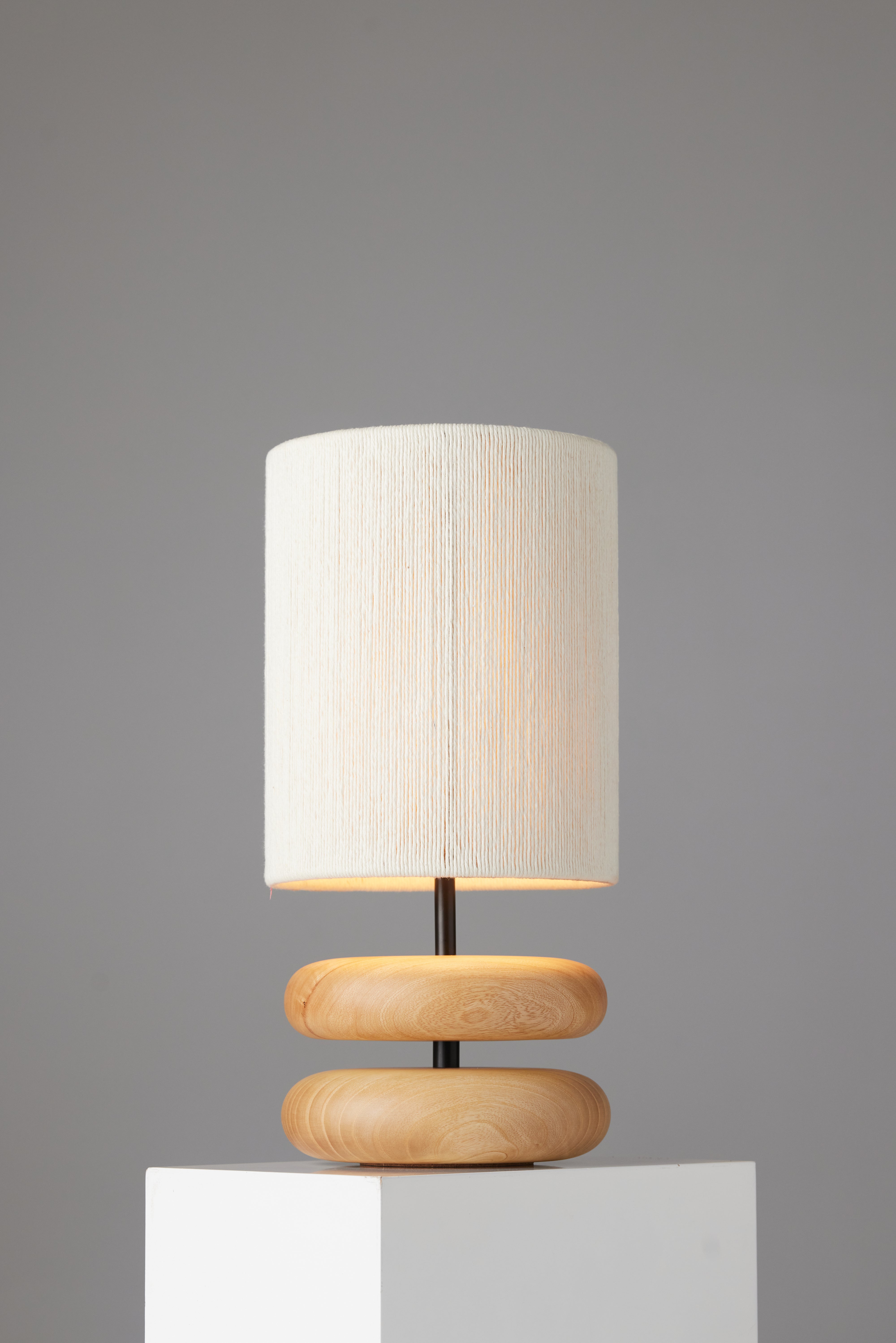 River Rock Lamp - Ash