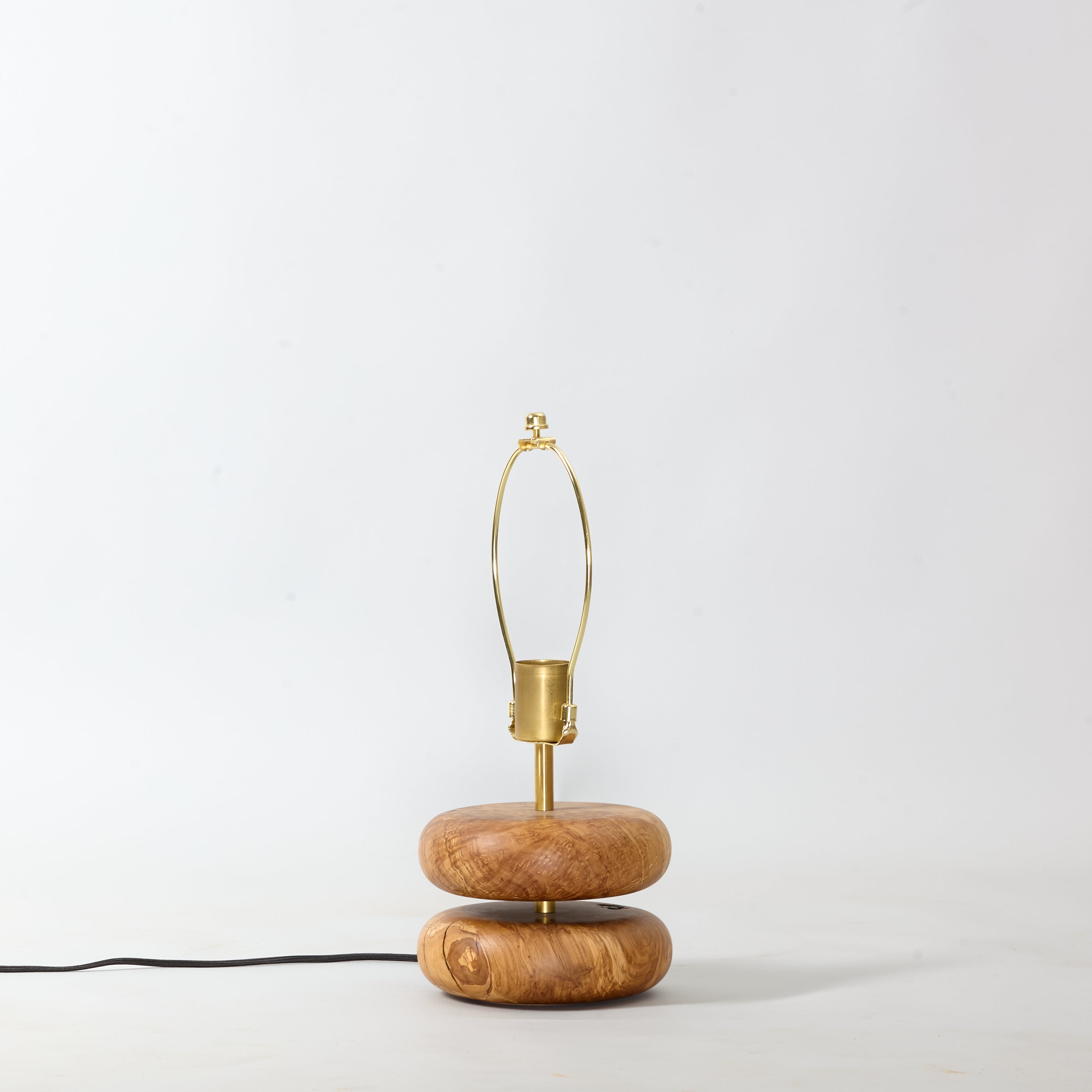 River Rock Lamp Olive 2