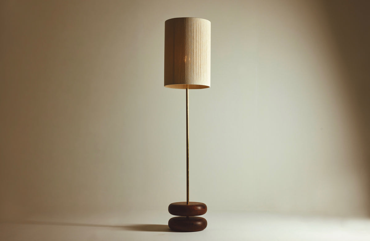 River Rock Floor Lamp
