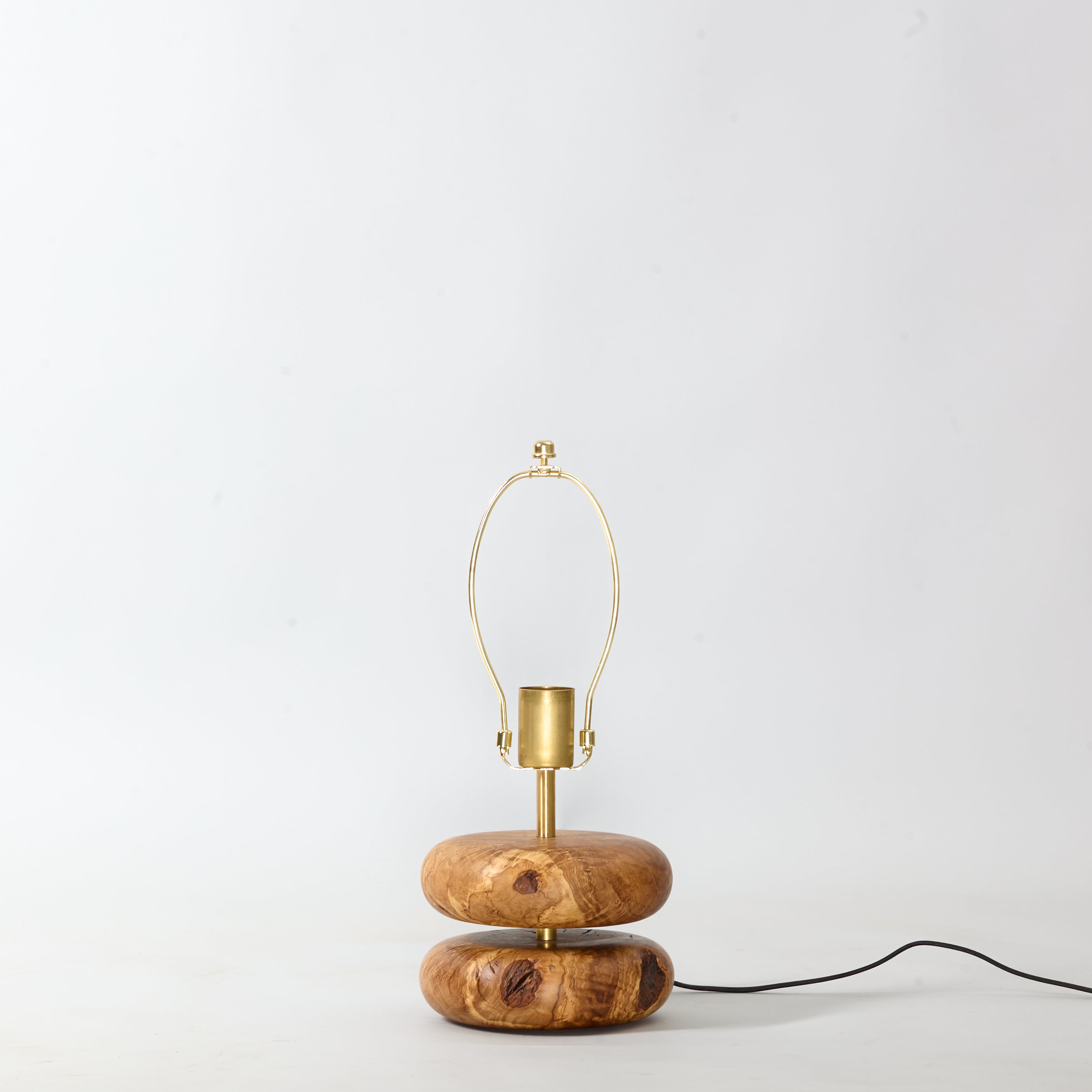 River Rock Lamp Olive 1