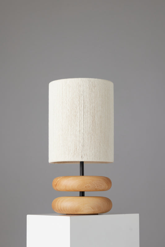 River Rock Lamp - Ash