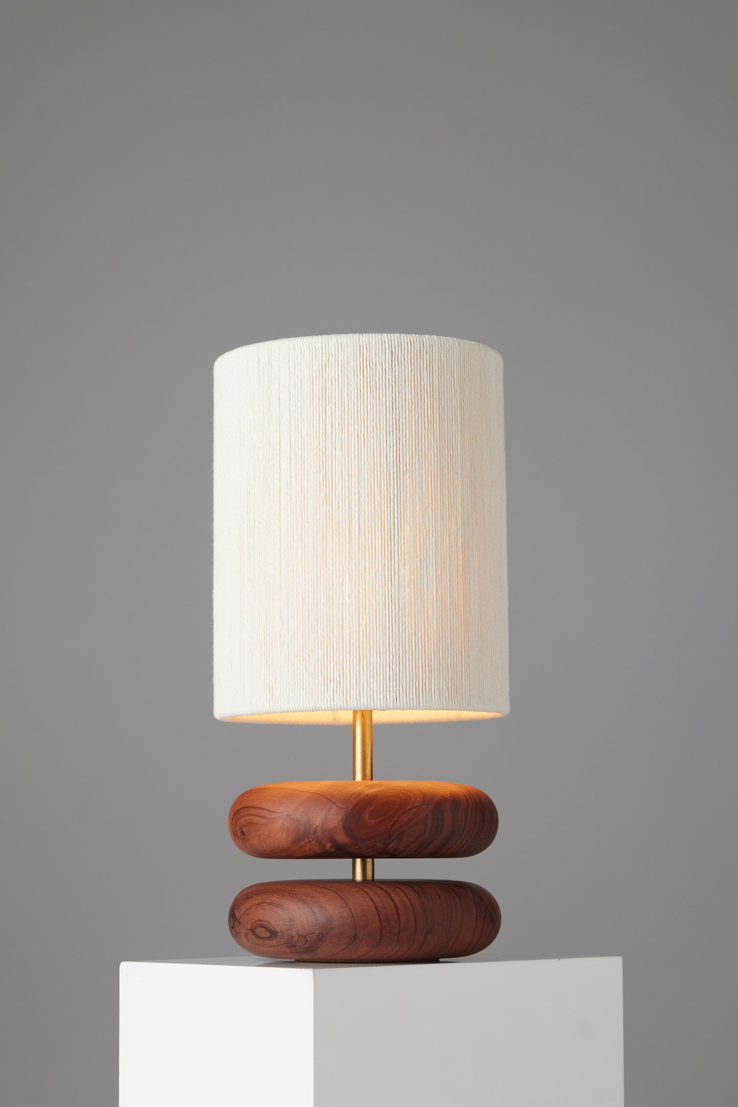 River Rock Lamp - Redwood